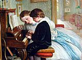 Famous Lesson Paintings - The Music Lesson